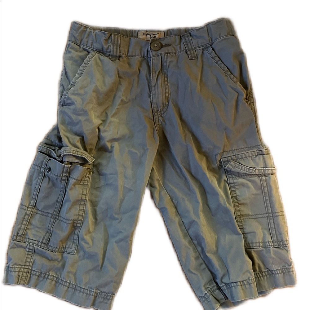 Grey boys cargo shorts